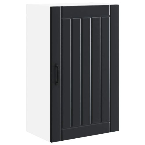 Кухненски шкаф Черно 50 x 31 x 80 см Инженерно дърво