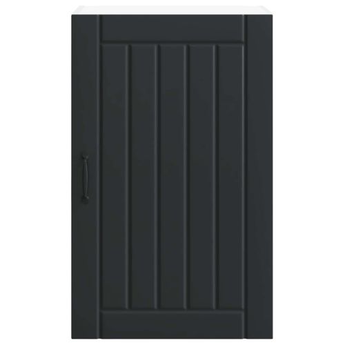 Кухненски шкаф Черно 50 x 31 x 80 см Инженерно дърво