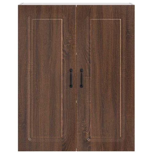 Кухненски шкаф Кафяв дъб 80 x 31 x 100 см Инженерно дърво