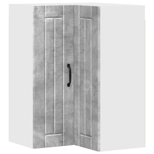 Кухненски шкаф Циментено сиво 57 x 57 x 80 см Инженерно дърво