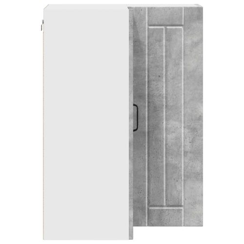 Кухненски шкаф Циментено сиво 57 x 57 x 80 см Инженерно дърво