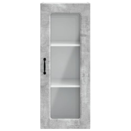 Кухненски шкаф Циментено сиво 40 x 31 x 100 см Инженерно дърво