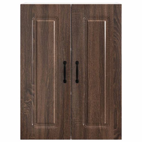 Кухненски шкаф с рафт Кафяв дъб 60 x 31 x 80 см Инженерно дърво