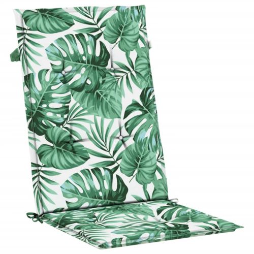 Наклоняеми градински столове с възглавници, 6 бр, тик масив