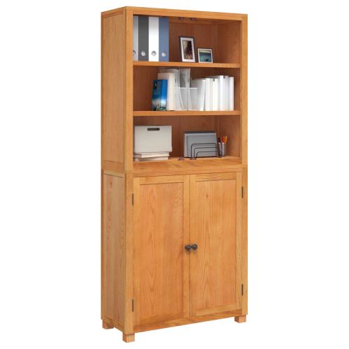 Комплект за съхранение на мебели с врата Кафяво Инженерно дърво