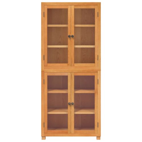 Комплект за съхранение на мебели с врата Кафяво Инженерно дърво