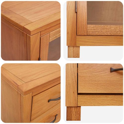 Комплект за съхранение на мебели с врата Кафяво Инженерно дърво