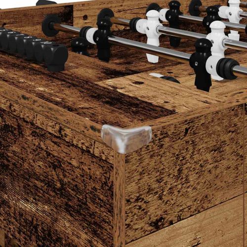 Футболна маса 2 pcs Старо дърво 146,5 x 74 x 85 см