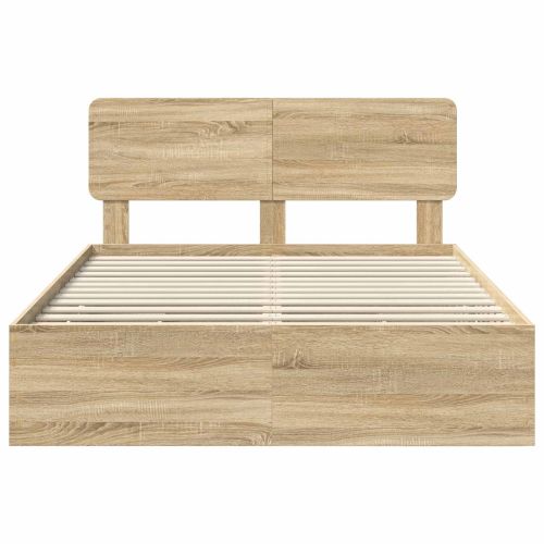 Рамка за легло Сонома дъб 150 x 200 cm Инженерна дървесина