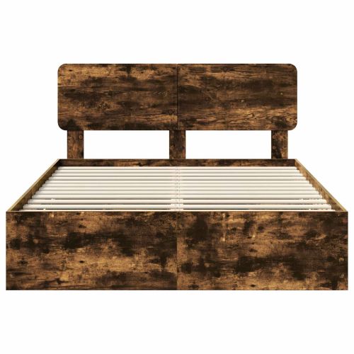 Рамка за легло Димян дъб 140 x 190 cm Инженерна дървесина