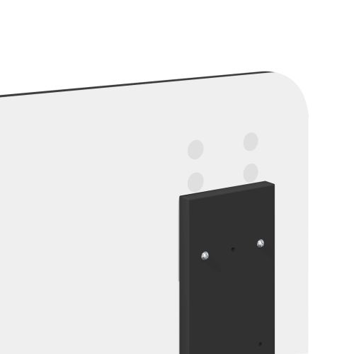 Рамка за легло с таблото Черно 135 x 190 cm Инженерна дървесина