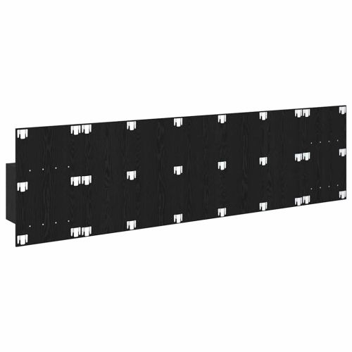 Табла с шкаф с чекмедже с рафт 3 pcs Черния дъб Инженерно дърво