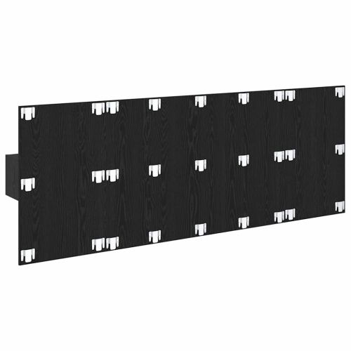 Табла с шкаф с чекмедже 3 pcs Черния дъб Инженерно дърво