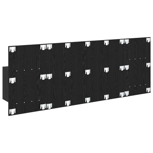 Табла с шкаф с чекмедже 3 pcs Черния дъб Инженерно дърво