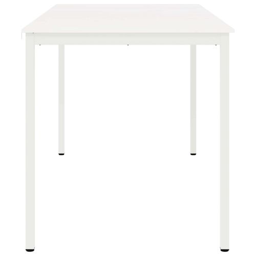 Бар маса Бяло 110 x 55 x 105 см Солидно борово дърво