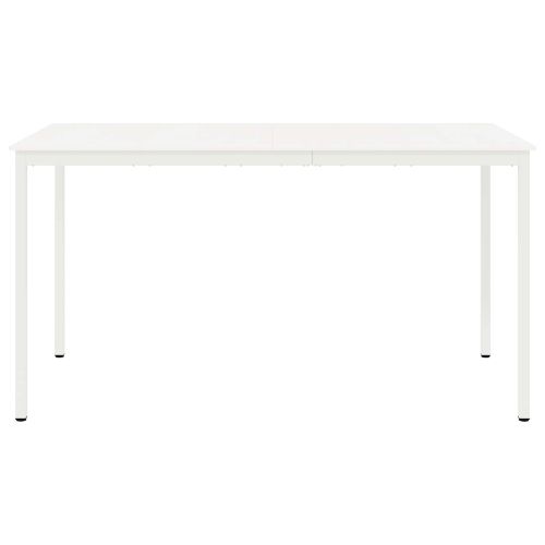 Бар маса Бяло 110 x 55 x 105 см Солидно борово дърво