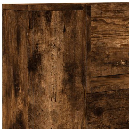 Облегалка за глава с рафт Димян дъб 120 x 16,5 x 103,5 cm