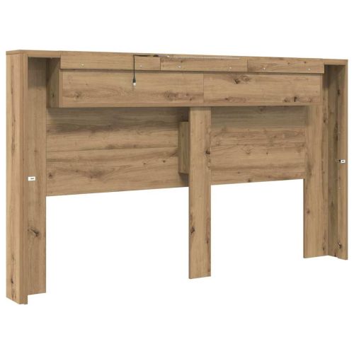 Облегалка за глава Дъб 180 x 17 x 104,5 см Инженерно дърво