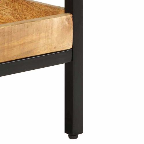 Странична маса Кафяво 45 x 45 x 45 cm Солидно мангово дърво