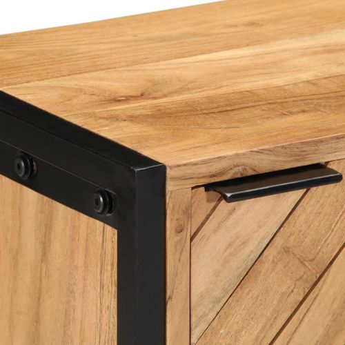 Нощен шкаф Кафяво 40 x 30 x 50 cm Масивна акациева дървесина