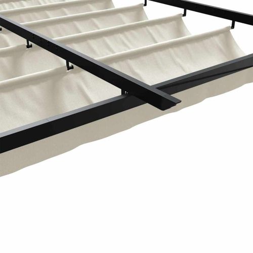 Сенник, монтиран на стена Крем Стомана