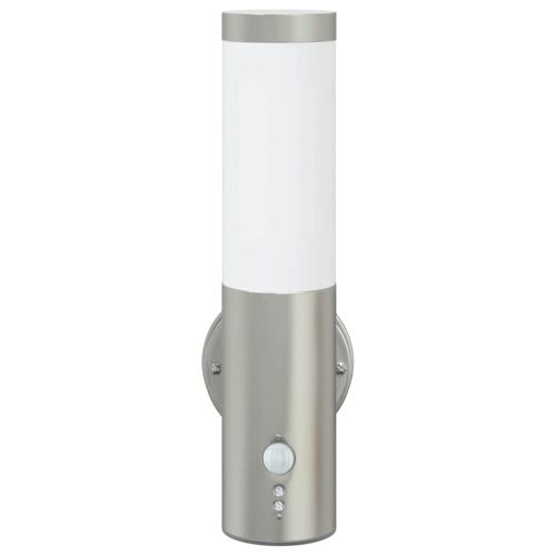 Външна стенна лампа 2 pcs Сребрист 15 x 7,5 x 33 см