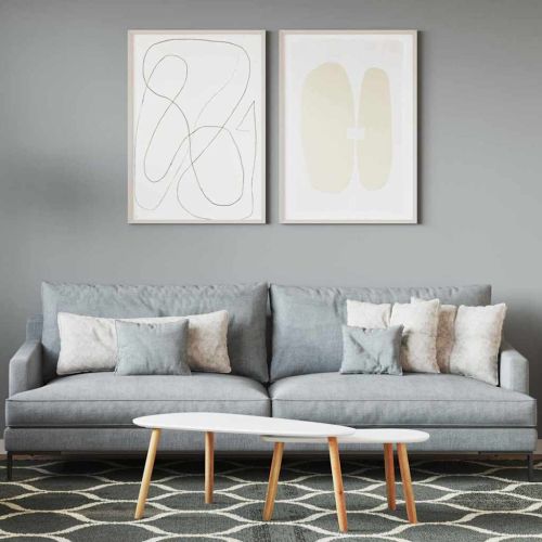 Боя за стени Сив 16,5 x 16,5 x 16 см Стенно пано