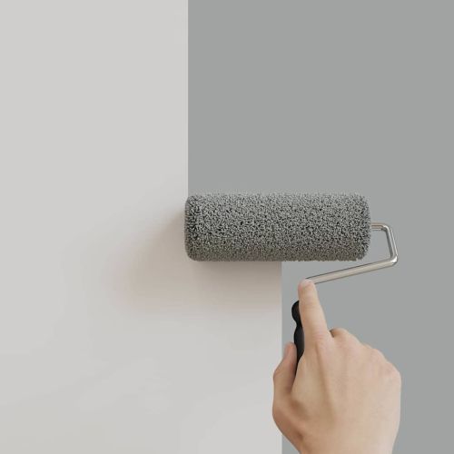 Боя за стени Сив 16,5 x 16,5 x 16 см Стенно пано