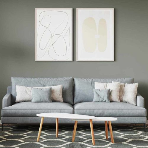 Боя за стени Сив 16,5 x 16,5 x 16 см Стенно пано