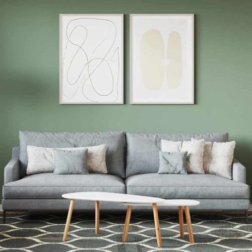 Боя за стени Зелен 16,5 x 16,5 x 16 см Стенно пано