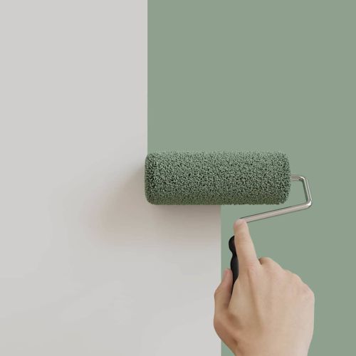 Боя за стени Зелен 16,5 x 16,5 x 16 см Стенно пано