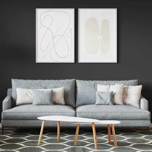 Боя за стени Черно 16,5 x 16,5 x 16 см Стенно пано