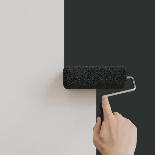 Боя за стени Черно 16,5 x 16,5 x 16 см Стенно пано