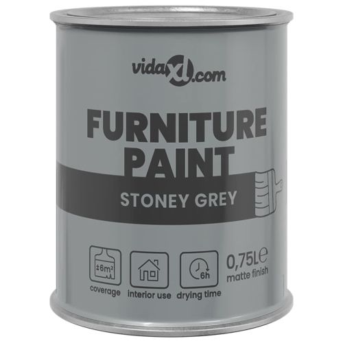 Боя за мебели Сив 10 x 10 x 12 см Стенно пано