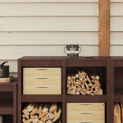 Боя за дърво Кафяво 16,5 x 16,5 x 16 см Стенно пано