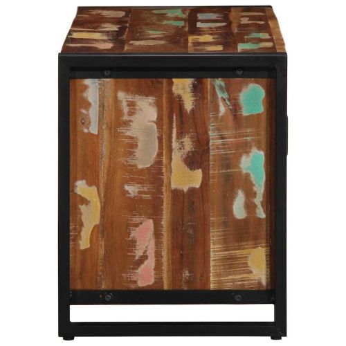 Пейка за обувки Многоцветен Масивна регенерирана дървесина