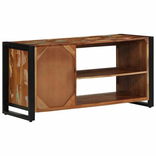 Пейка за обувки Многоцветен Масивна регенерирана дървесина