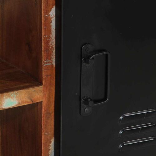 Пейка за обувки Многоцветен Масивна регенерирана дървесина