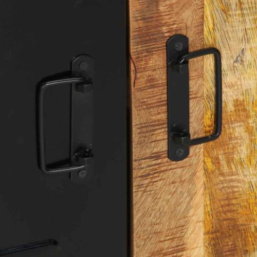 Шкаф за баня Кафяво 55 x 35 x 60 см Масивна дървесина от манго