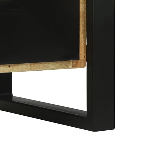 Шкаф за баня Кафяво 40 x 35 x 90 см Масивна дървесина от манго