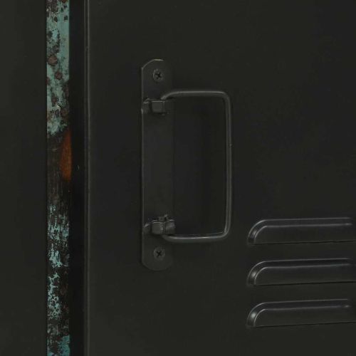 Банен шкаф със съхранение Кафяво Масивна регенерирана дървесина