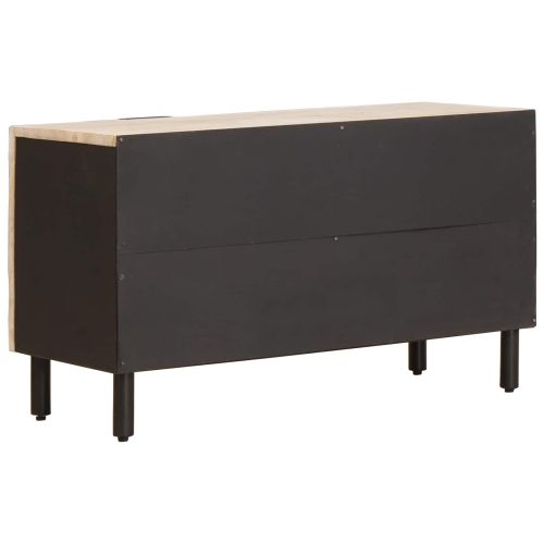 ТВ шкаф със съхранение Финал на бяло измиване 80 x 31,5 x 46 см