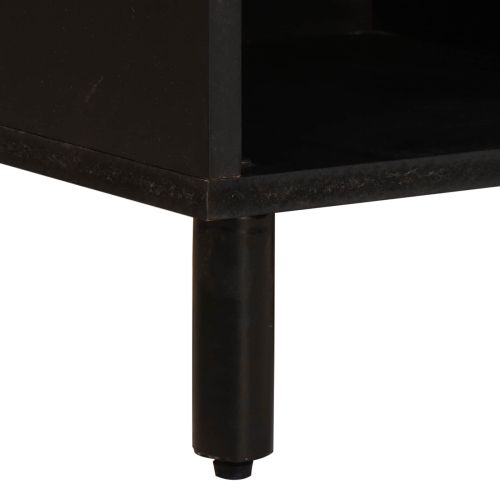 ТВ шкаф с чекмедже Финал на бяло измиване 80 x 33,5 x 46 см