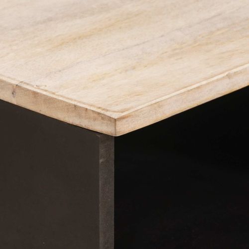 ТВ шкаф с чекмедже Финал на бяло измиване 100 x 33,5 x 46 см