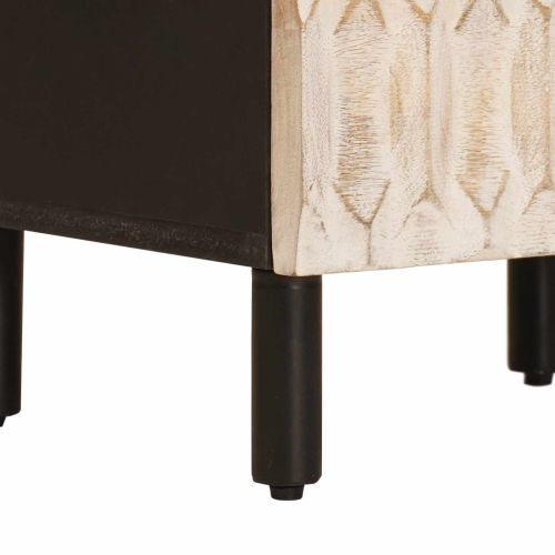 Висок шкаф Друг Финал на бяло измиване