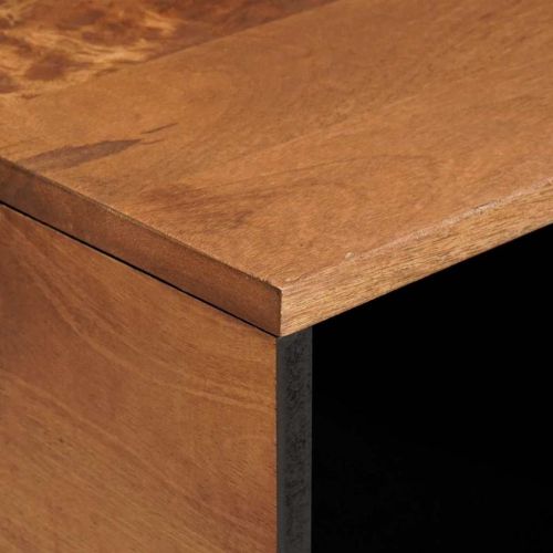 Масичка за кафе Кафяво 80 x 50 x 40 cm Солидно мангово дърво