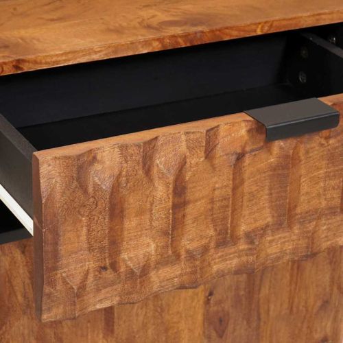 Нощен шкаф Кафяво 50 x 33 x 60 см Солидно мангово дърво