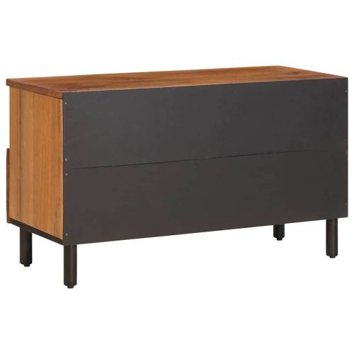 ТВ шкаф с чекмедже Финал на кафяво акацие 80 x 33,5 x 46 см