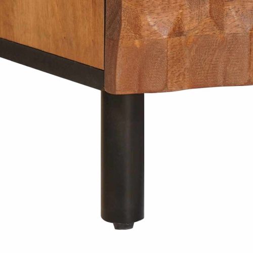 ТВ шкаф с чекмедже Финал на кафяво акацие 100 x 33,5 x 46 см