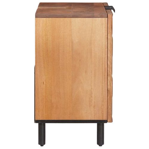 Шкаф за мивка в баня Едноцветен Кафяво